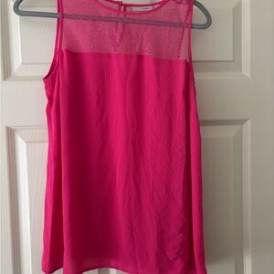 Halogen Fuchsia Sleeveless Blouse